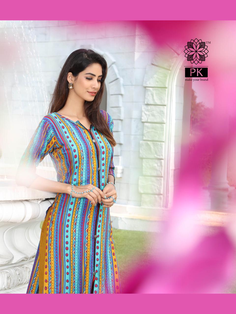 Pk Present Plazo City Vol 2 Designer Kurti Collection