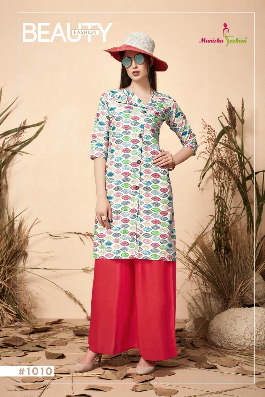 Melania Vol 1 By Manisha Fashion Daily Wear Kurtis Catalogue