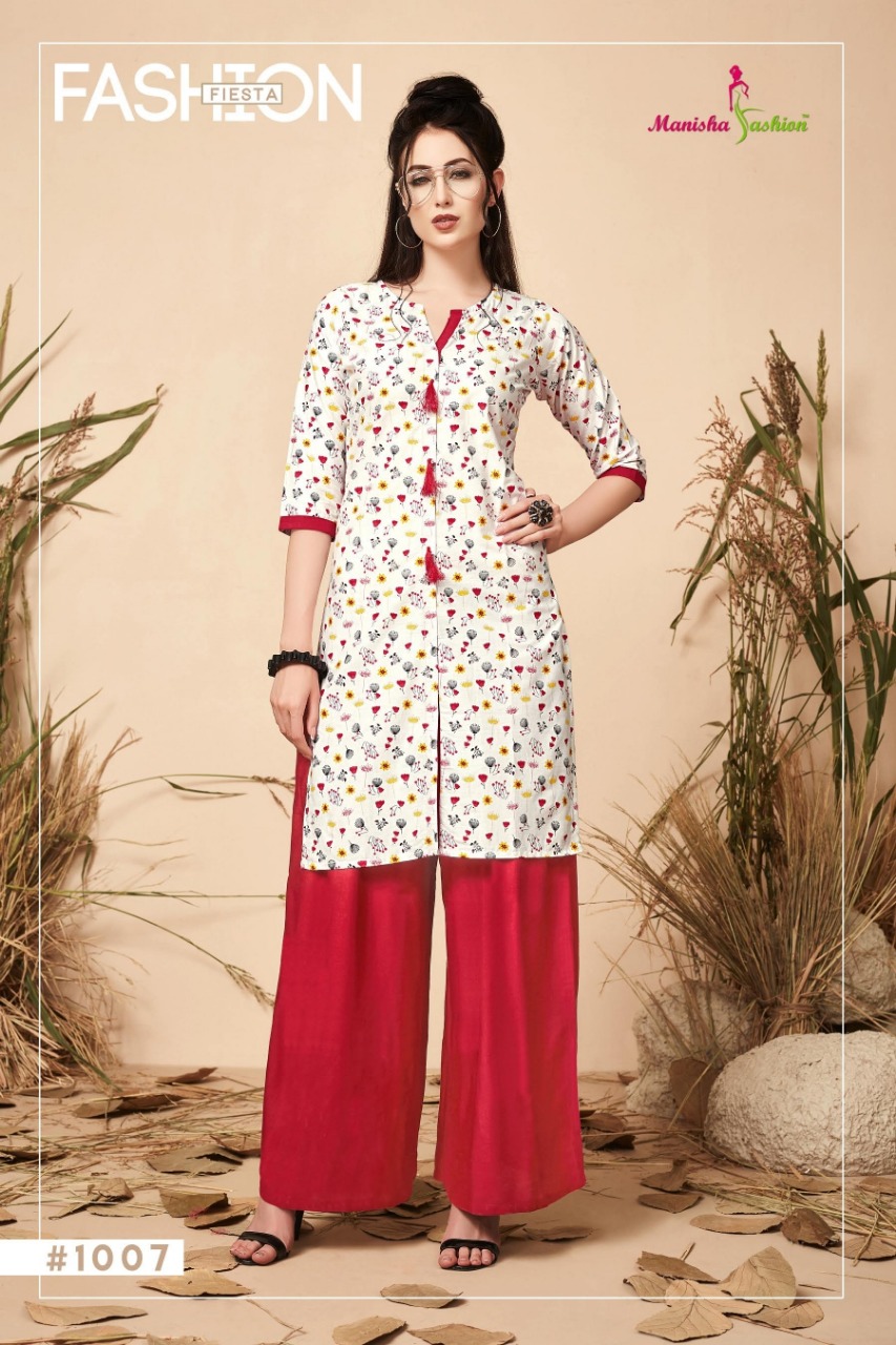 Melania Vol 1 By Manisha Fashion Daily Wear Kurtis Catalogue