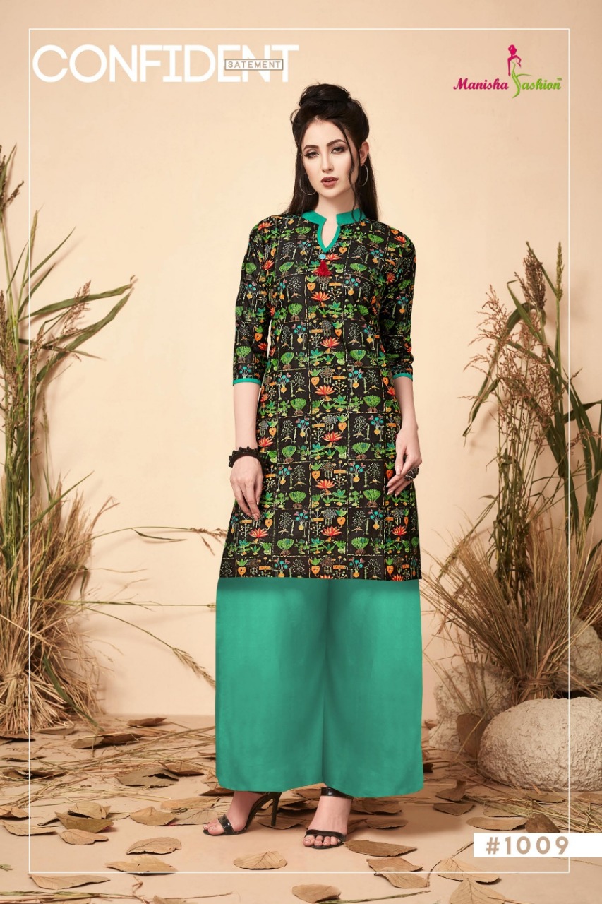 Melania Vol 1 By Manisha Fashion Daily Wear Kurtis Catalogue