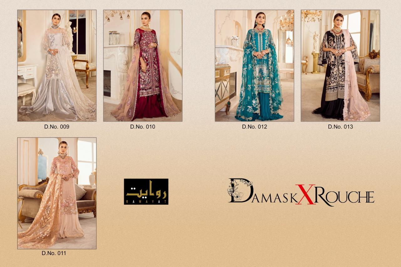 Rawayat Launch  Damaskxrouche Luxury Chiffon Collection 2020