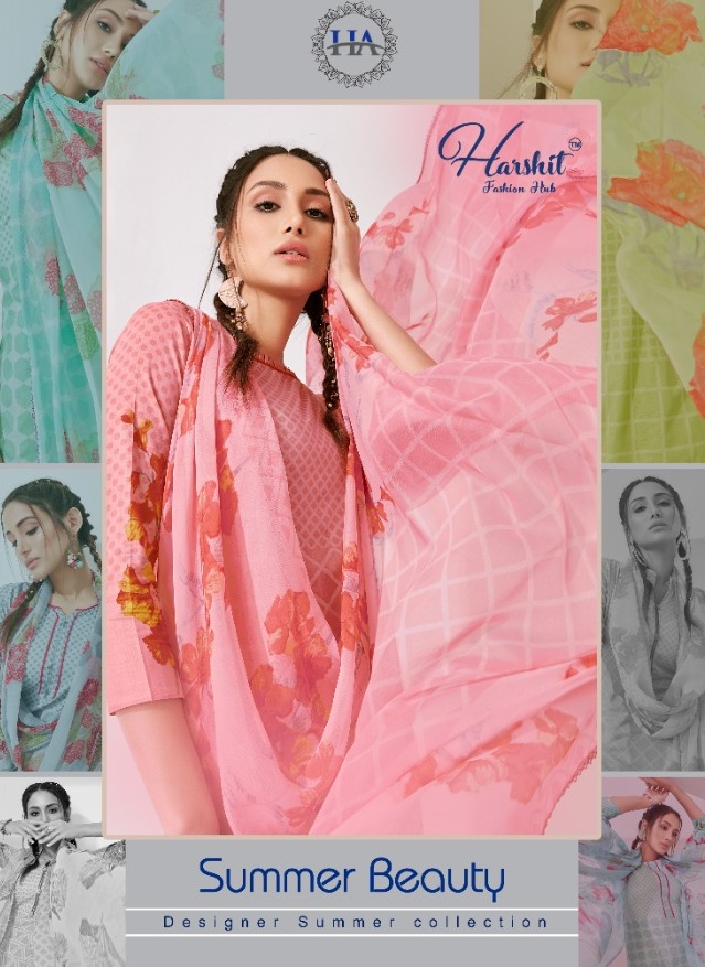 Alok Present Summer Beauty Cotton Dress Material
