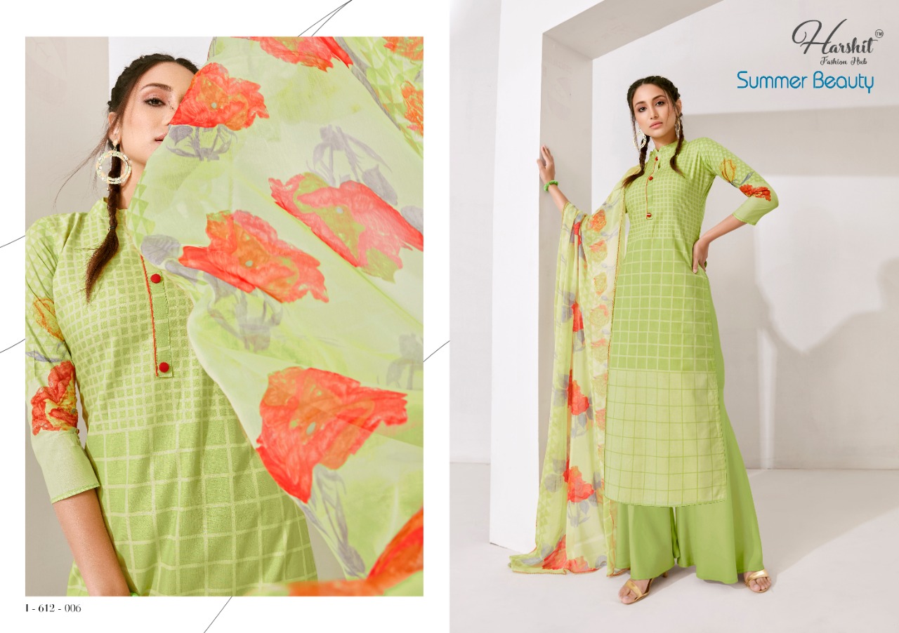 Alok Present Summer Beauty Cotton Dress Material
