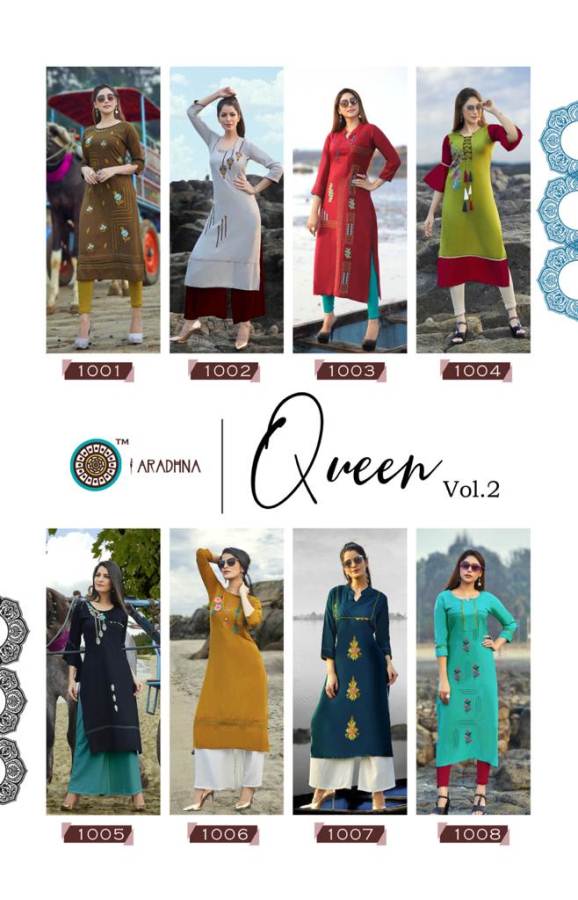 Aradhna Present Queen Vol 2 Kurti Collection