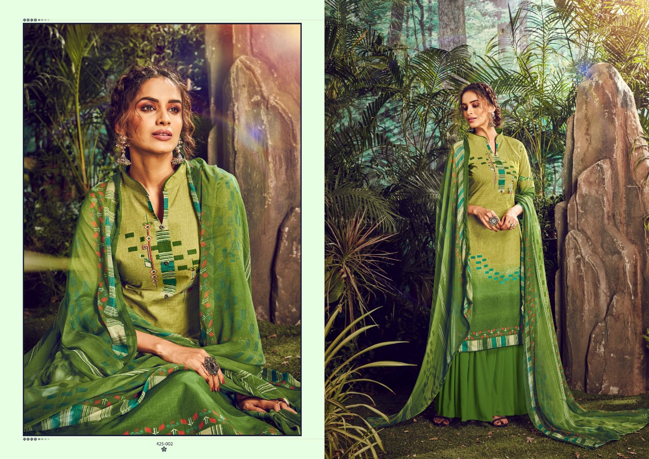 Belliza Present Farhana  Digital Printed Dress Material