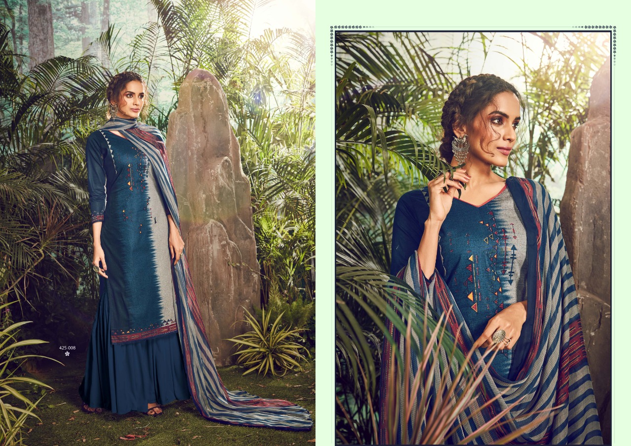 Belliza Present Farhana  Digital Printed Dress Material