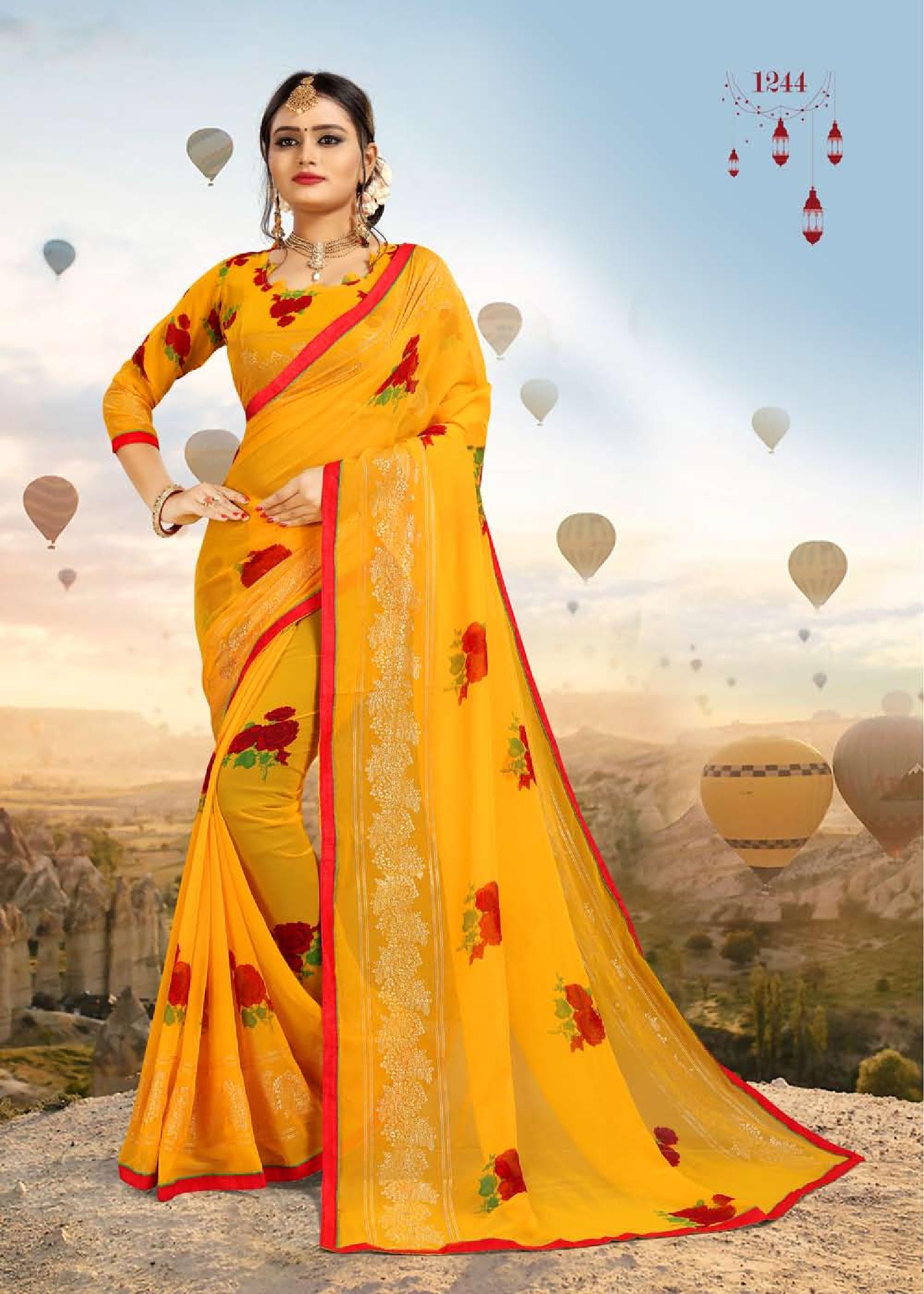 Diya Weight Less Casual Wear Sarees Catalogue