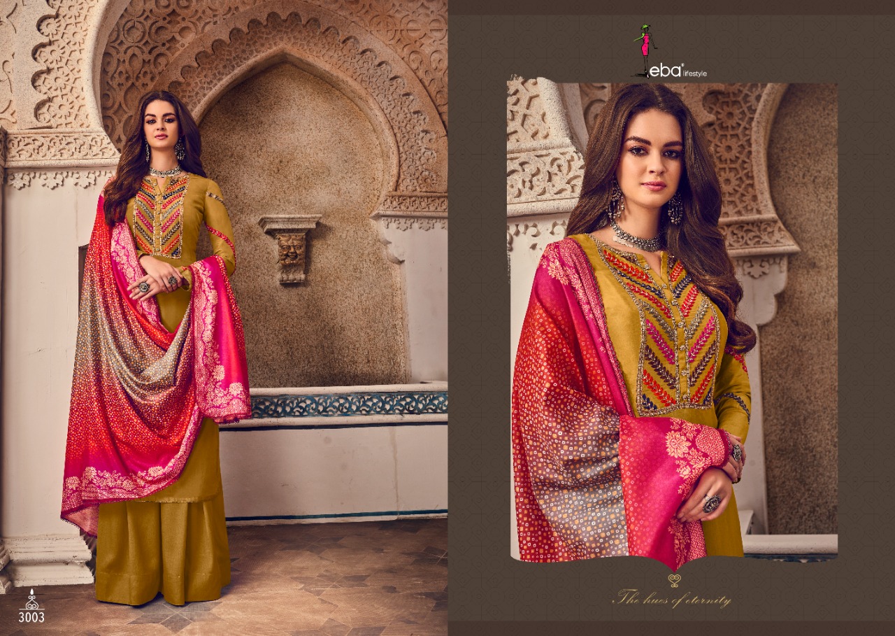 Eba Present  Queen Vol 1 Party Wear Dress Material
