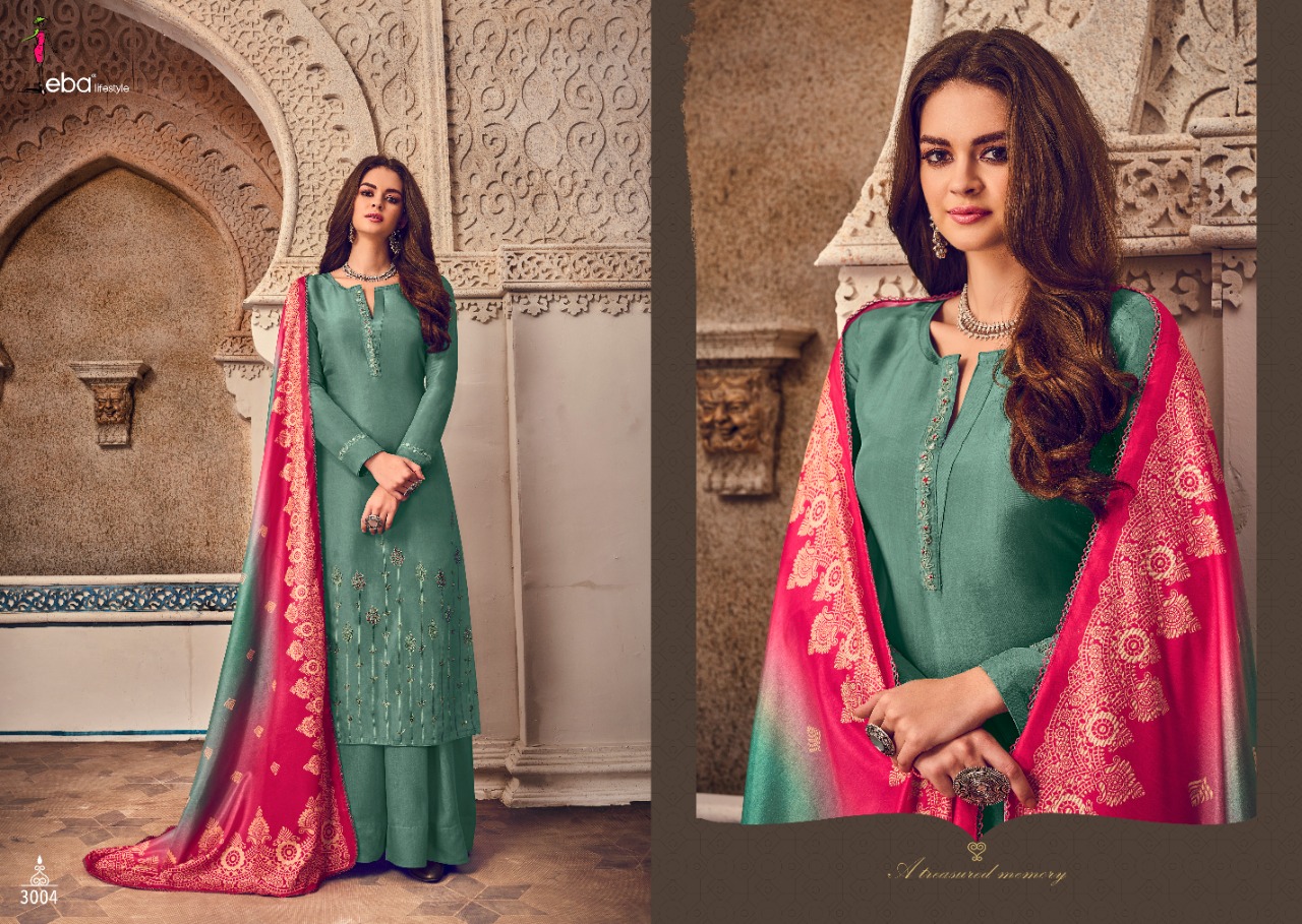 Eba Present  Queen Vol 1 Party Wear Dress Material