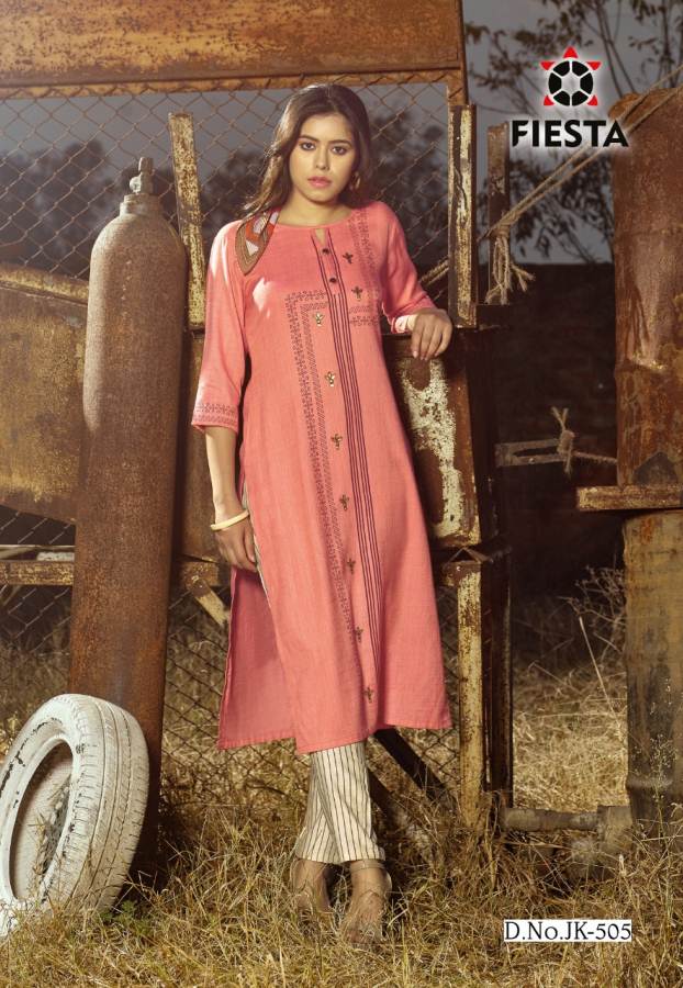 Fiesta Present  Malang Rich Look Festive Wear Kurti With Pant Collection