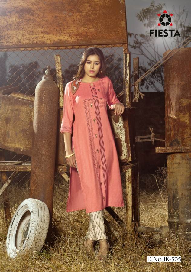 Fiesta Present  Malang Rich Look Festive Wear Kurti With Pant Collection