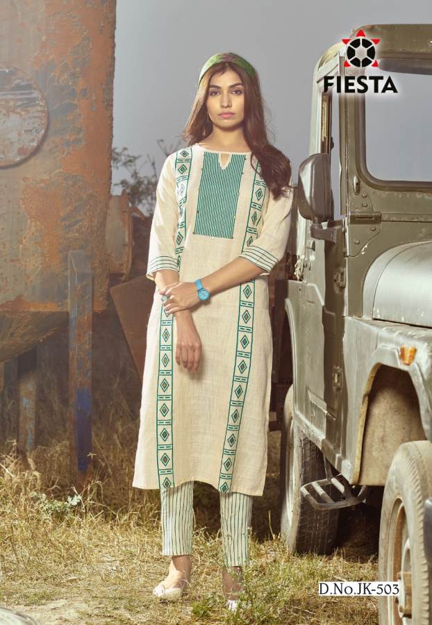 Fiesta Present  Malang Rich Look Festive Wear Kurti With Pant Collection