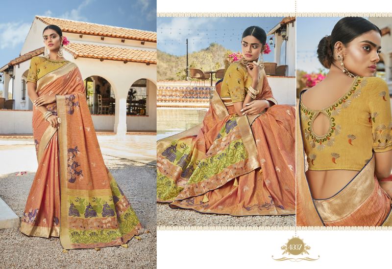Kessi Present  Garden Silk    Designer Sarees Collection