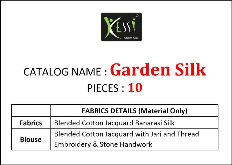 Kessi Present  Garden Silk    Designer Sarees Collection
