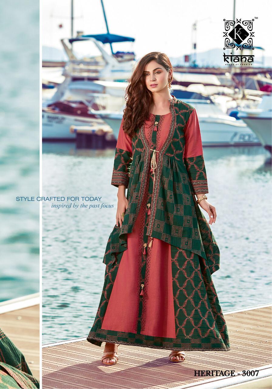Kiana Present  Heritage Vol 3 Party Wear Kurti