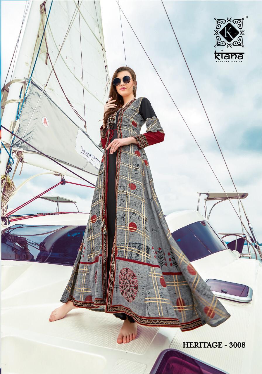 Kiana Present  Heritage Vol 3 Party Wear Kurti