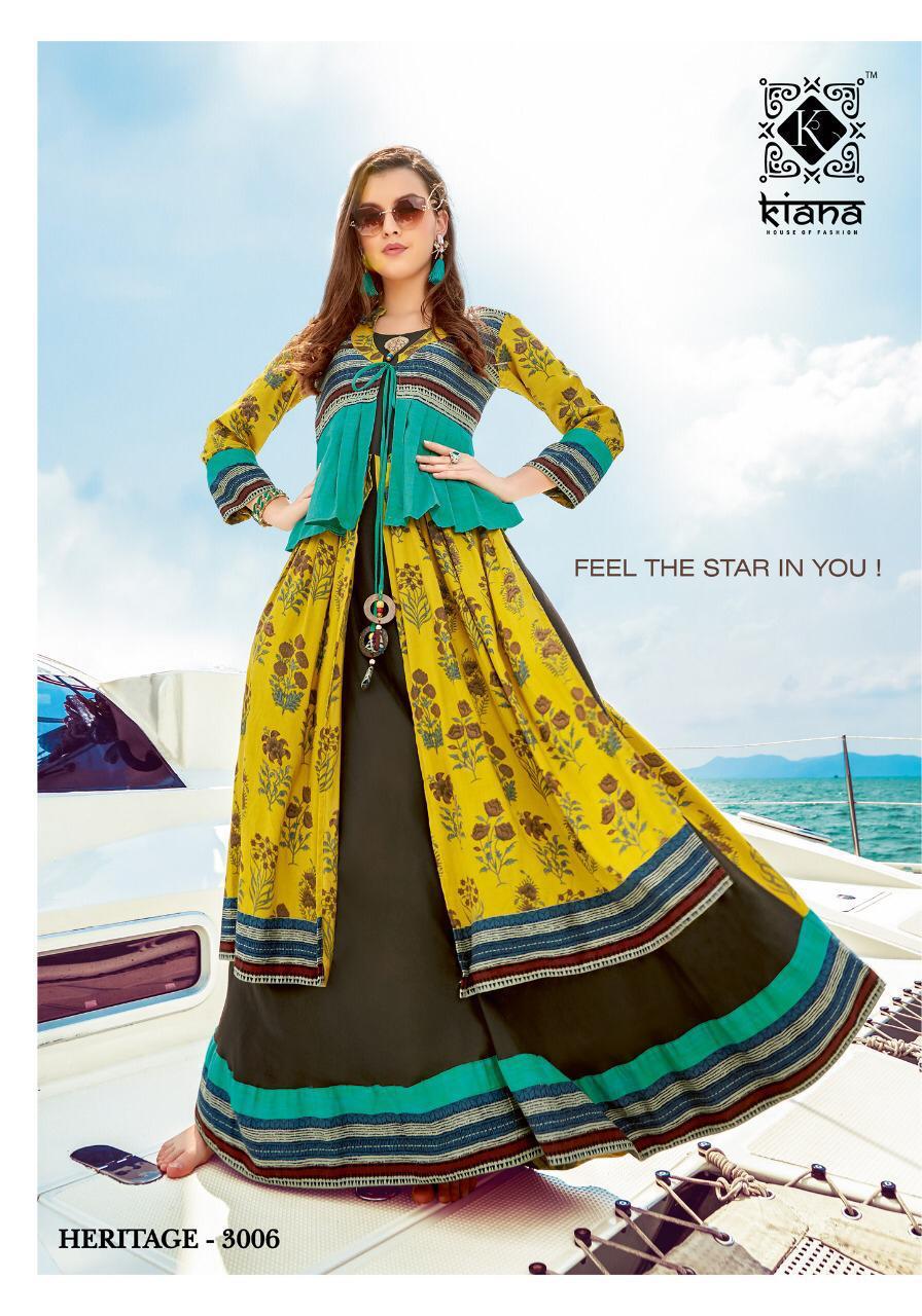 Kiana Present  Heritage Vol 3 Party Wear Kurti