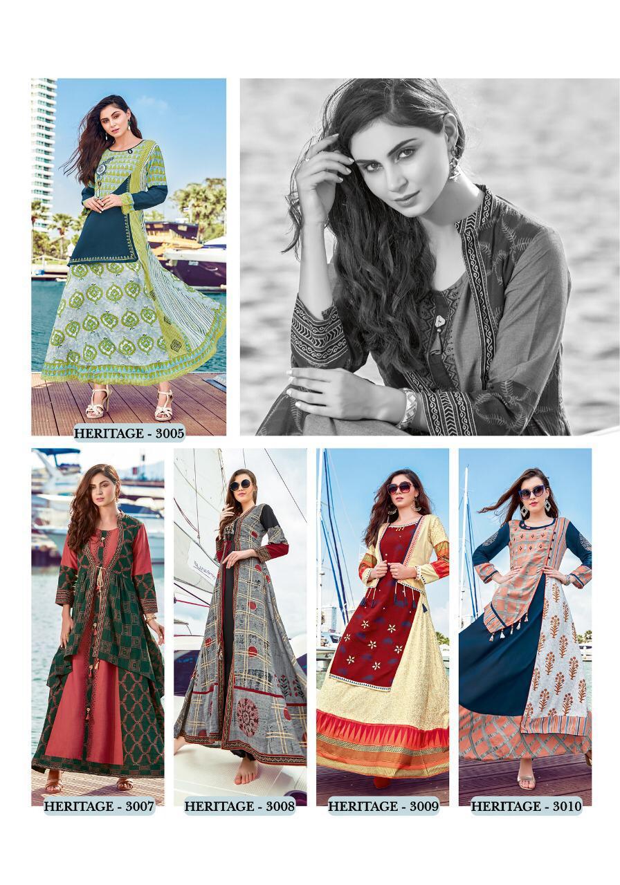 Kiana Present  Heritage Vol 3 Party Wear Kurti