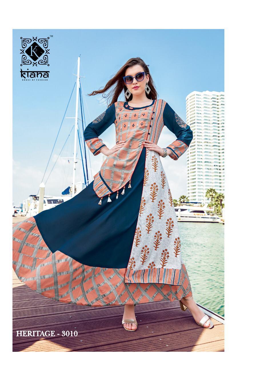 Kiana Present  Heritage Vol 3 Party Wear Kurti