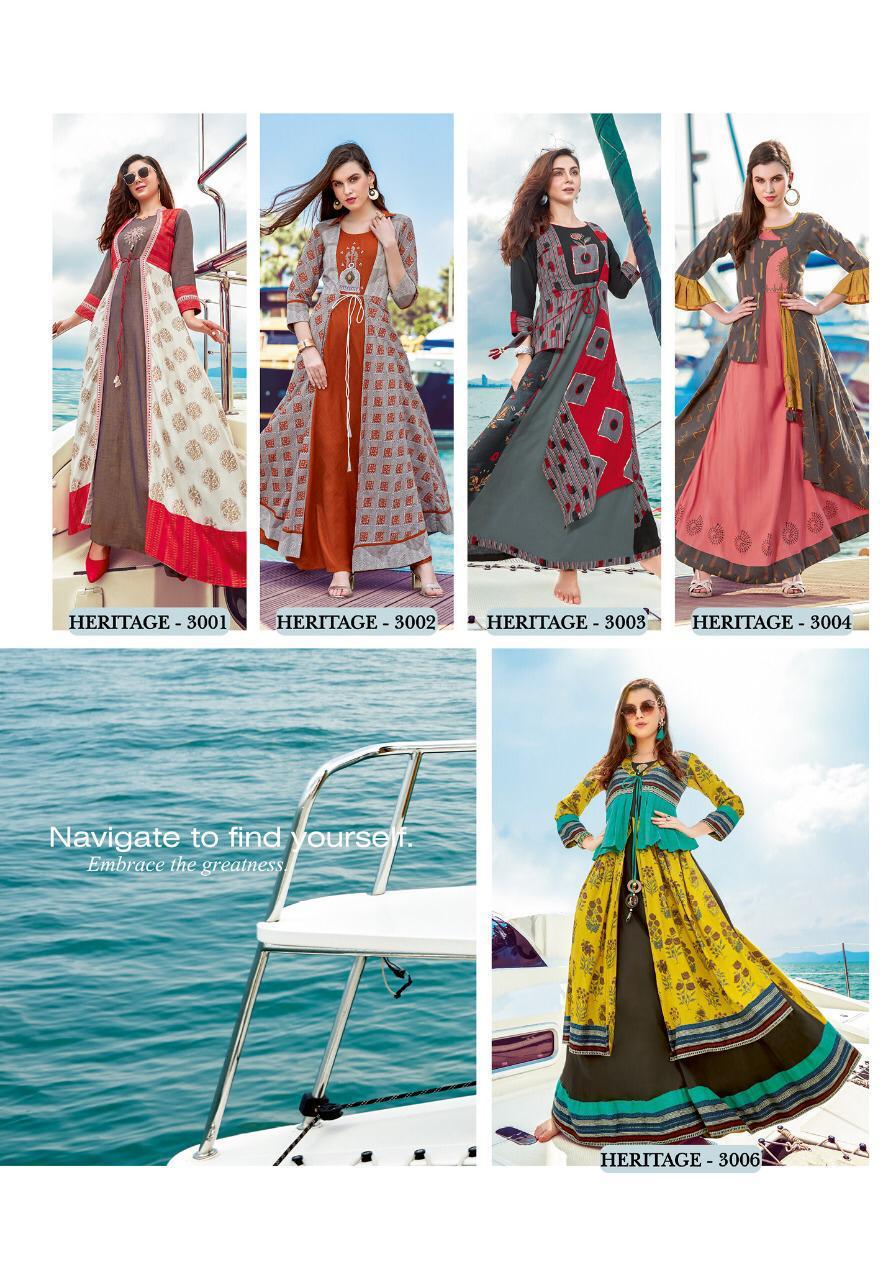 Kiana Present  Heritage Vol 3 Party Wear Kurti
