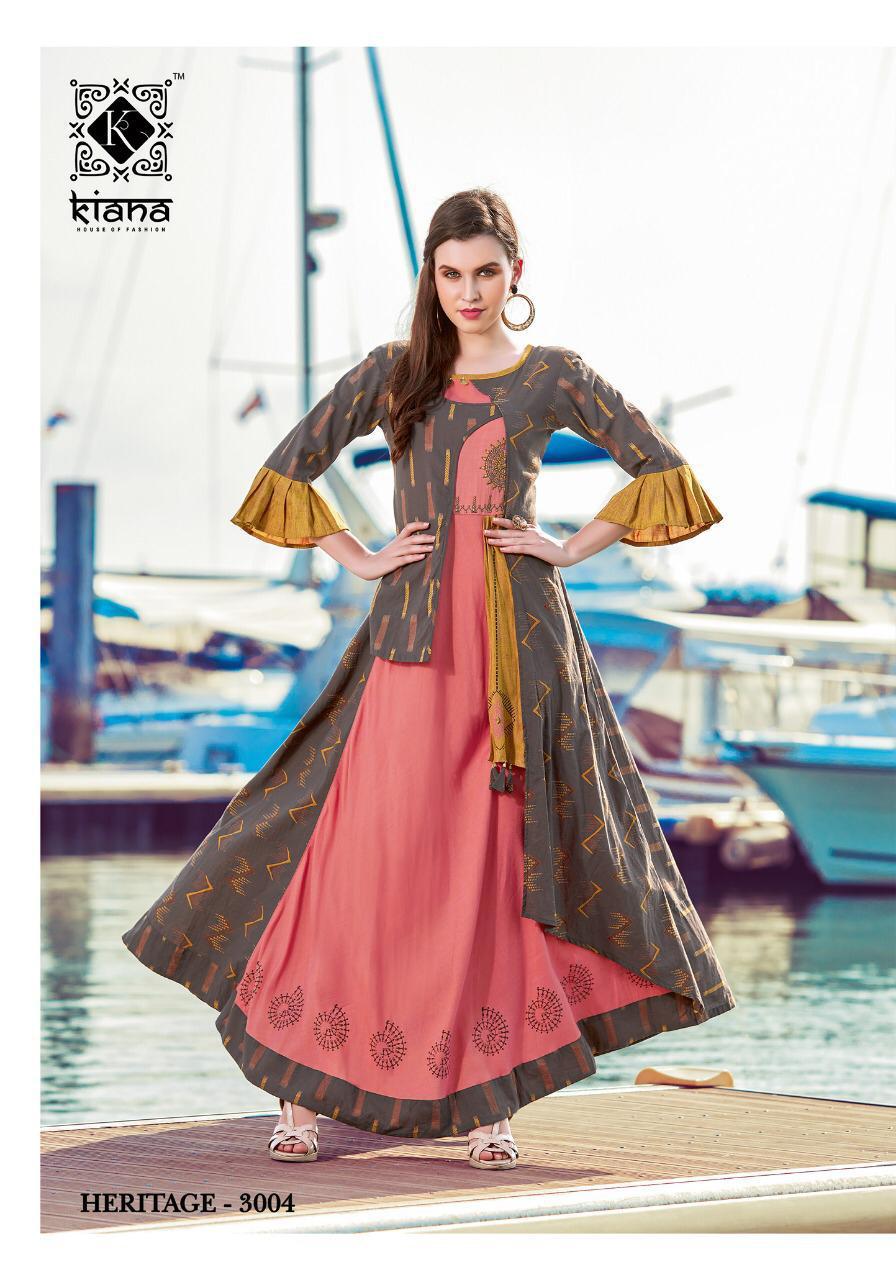 Kiana Present  Heritage Vol 3 Party Wear Kurti