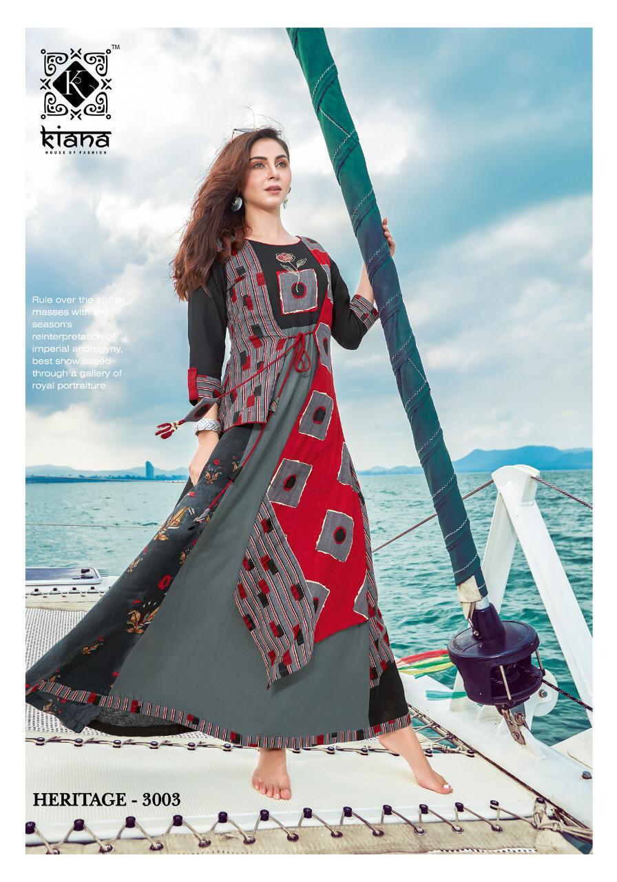Kiana Present  Heritage Vol 3 Party Wear Kurti