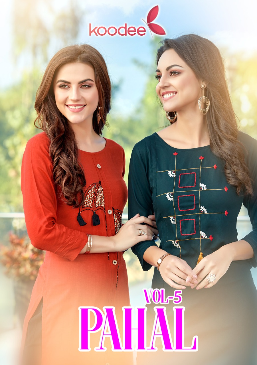 Koodee Present Pahal Vol 5 Kurtis Catalogue