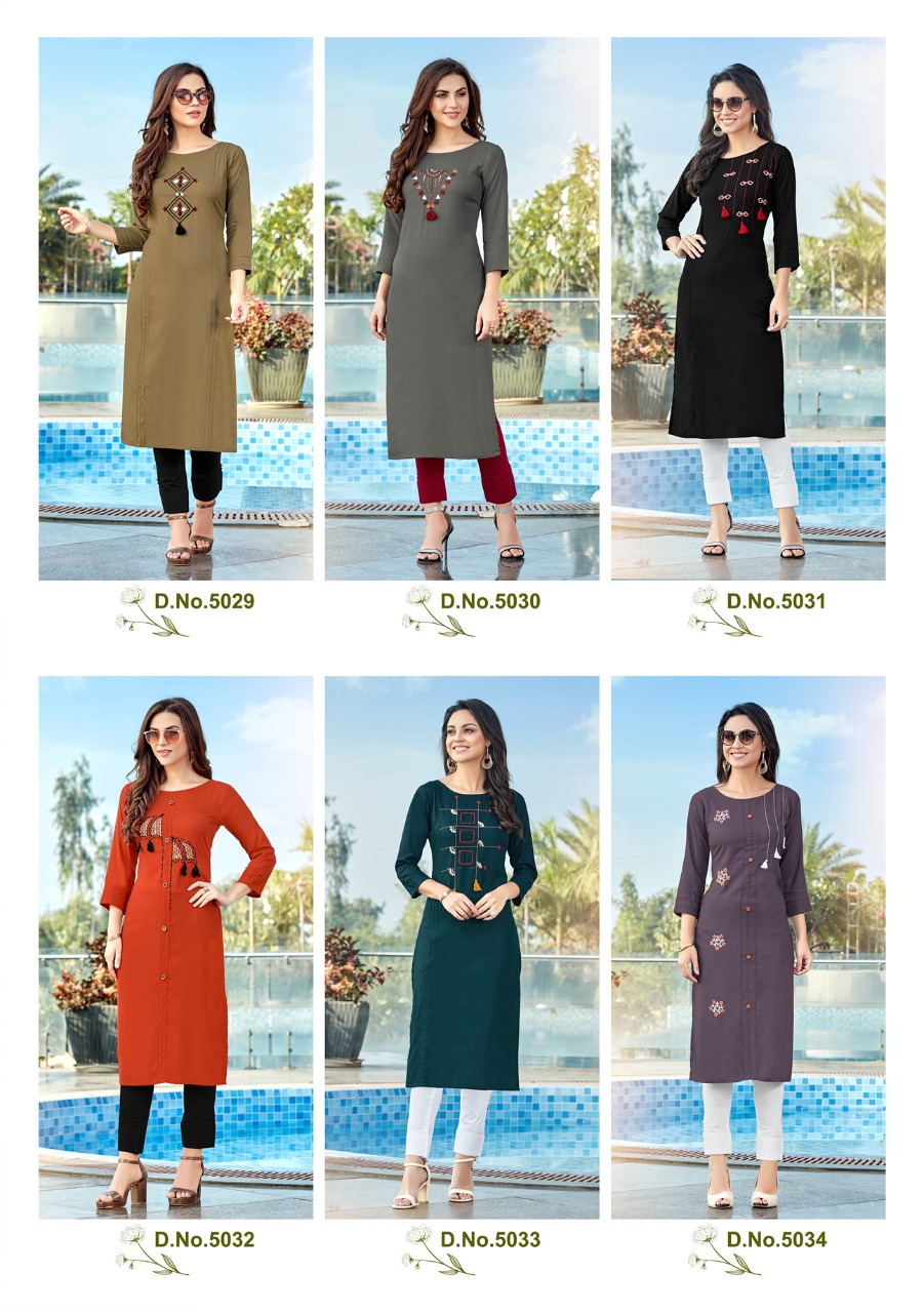 Koodee Present Pahal Vol 5 Kurtis Catalogue