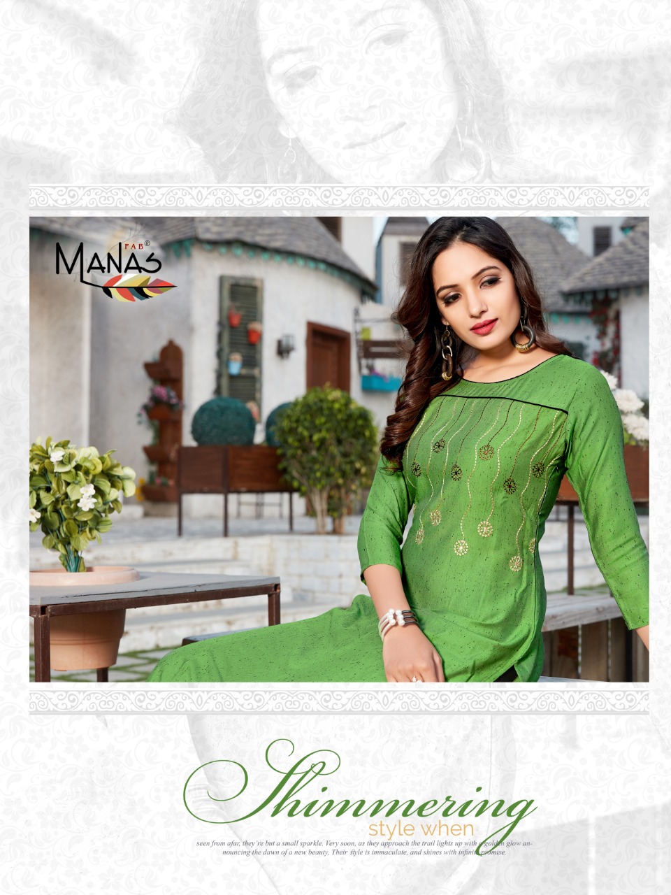 Manas  Present Anishka Vol 4 Kurtis Catalogue.