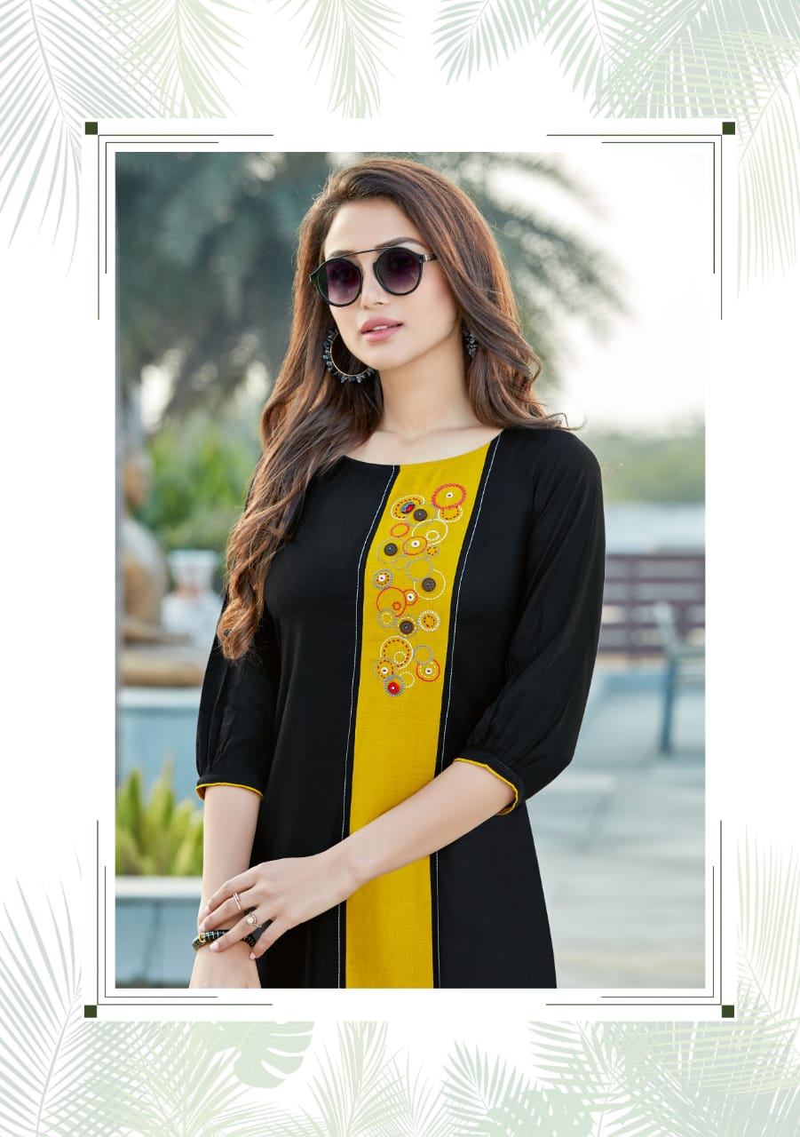 Mittoo Present  Button  Kurtis Catalogue