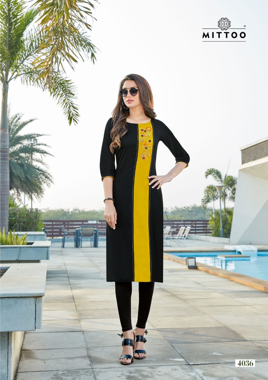 Lilen Silk Party Wear Lemon By Four Button Kurtis Wholesale Catloge Size  M L XL XXL 3XL