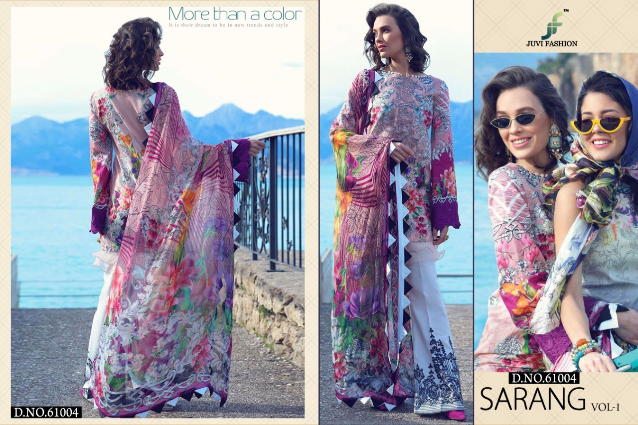 Sarang Vol 1 Lawn Pakistani Salwar Suits Collection.