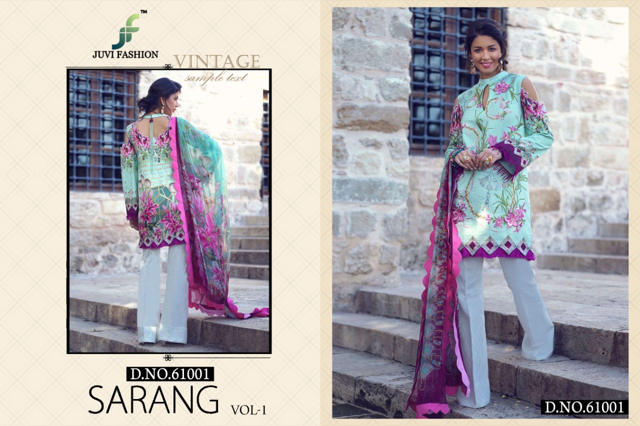 Sarang Vol 1 Lawn Pakistani Salwar Suits Collection.