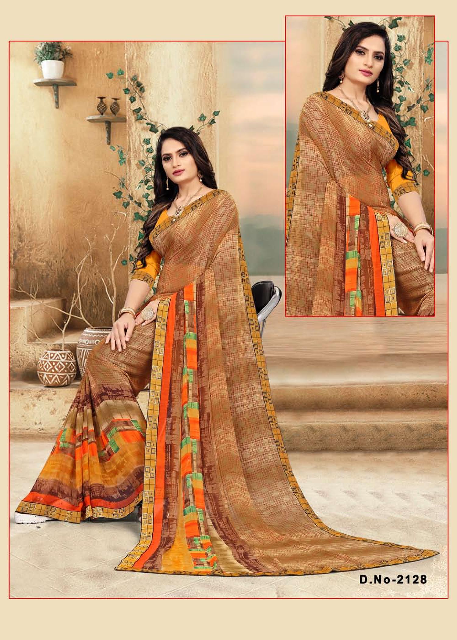 Sarita  Weight Less Casual Wear Sarees Catalogue
