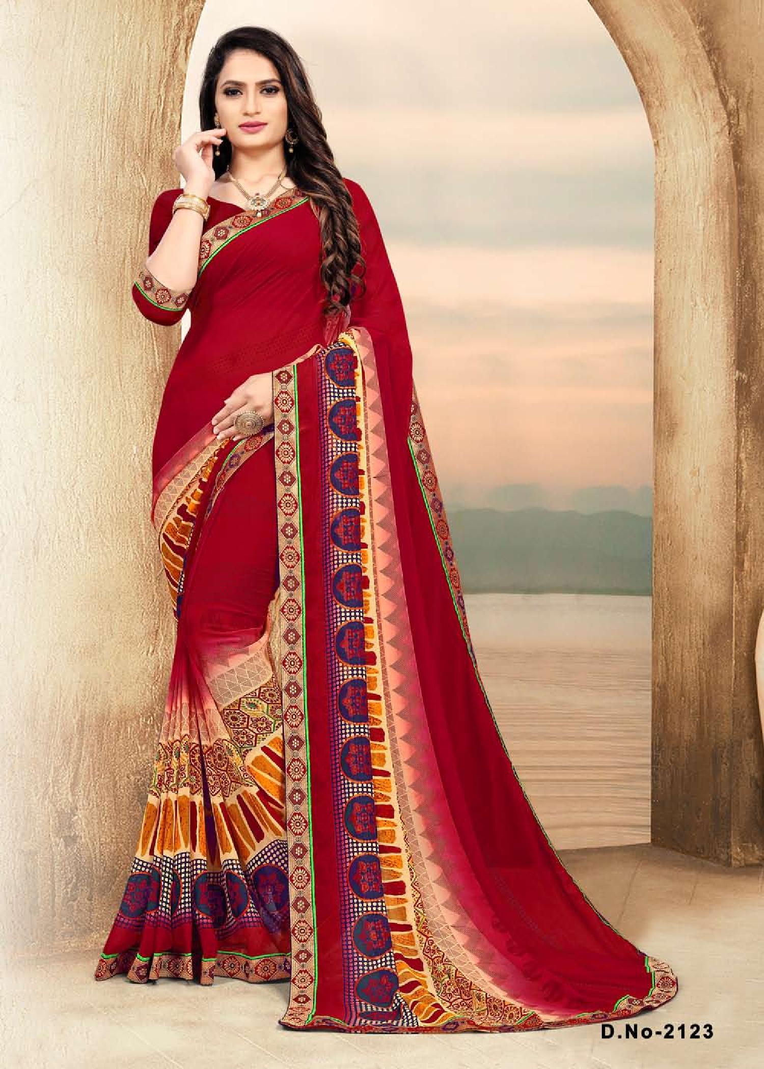 Sarita  Weight Less Casual Wear Sarees Catalogue