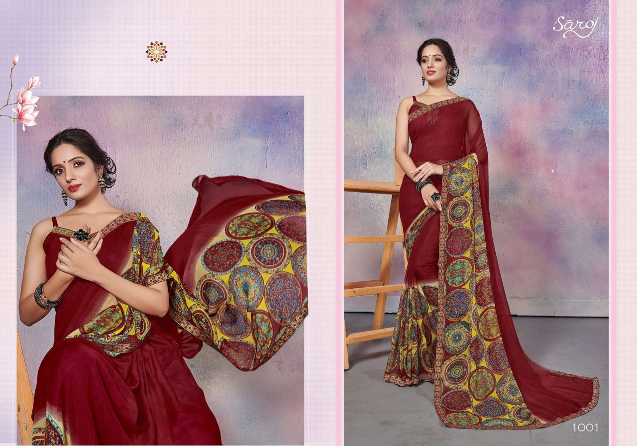 Saroj Present Imli Vol 3 Partywear Saree Collection.