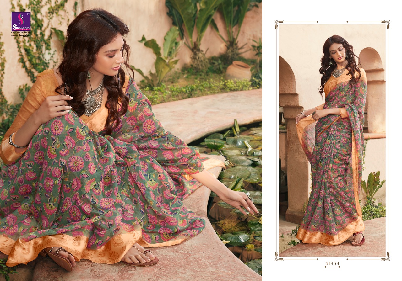 Shangrila Present Kanchana Vol 22  Sarees Catalogue