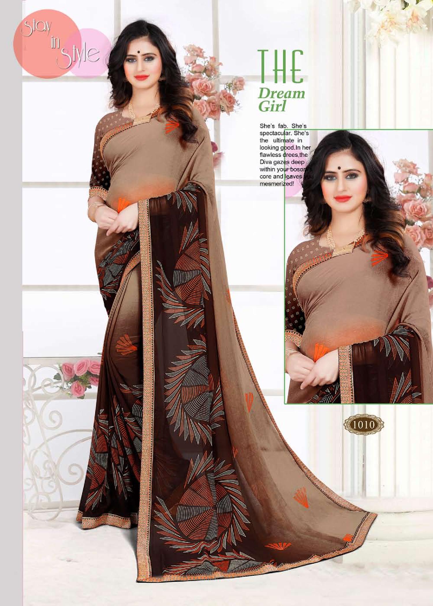 Sparsh Weight Less Casual Wear Sarees Catalogue