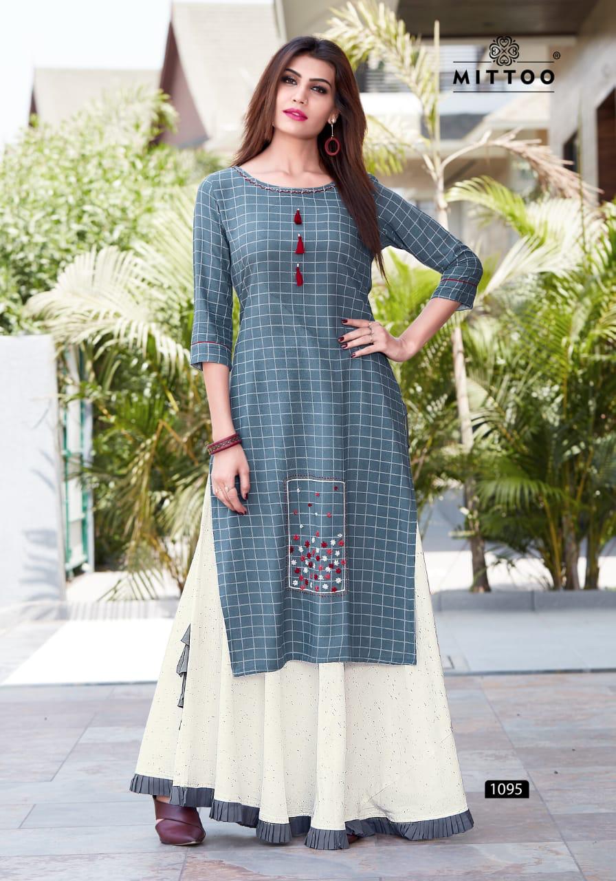 Mittoo Presents Alankar Catalogue Kurtis With Plazzo