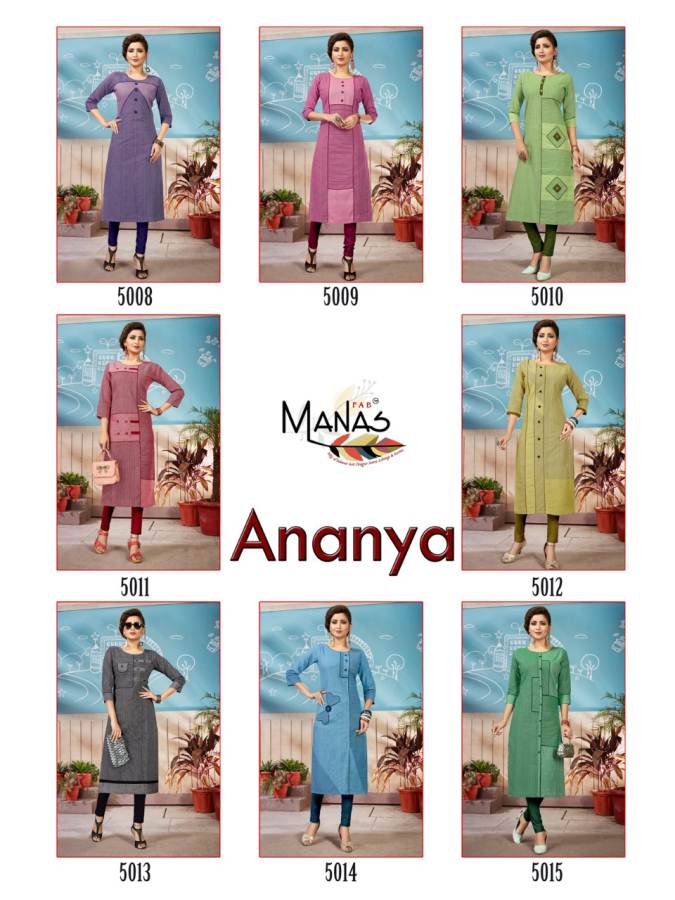 Ananya Vol 2 By Manas Designer Handloom Cotton  Kurtis Catalogue