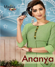Ananya Vol 2 By Manas Designer Handloom Cotton  Kurtis Catalogue