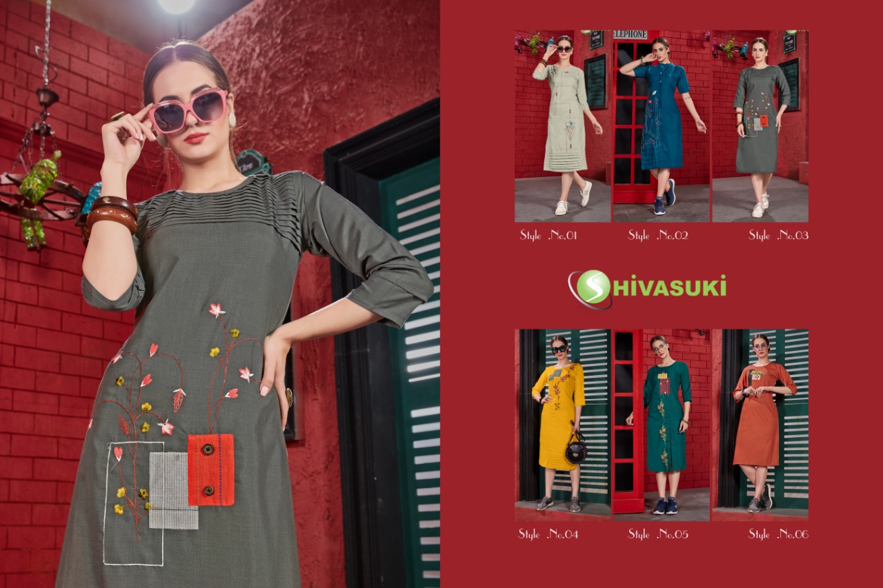 Selina Vol 1 By Shivashukhi Causal Wear Kurti Catalogue