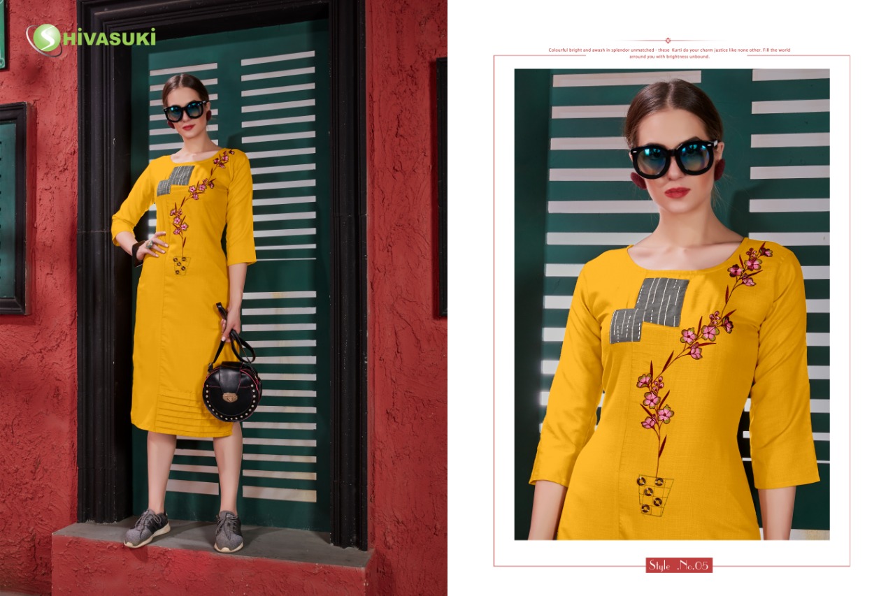 Selina Vol 1 By Shivashukhi Causal Wear Kurti Catalogue