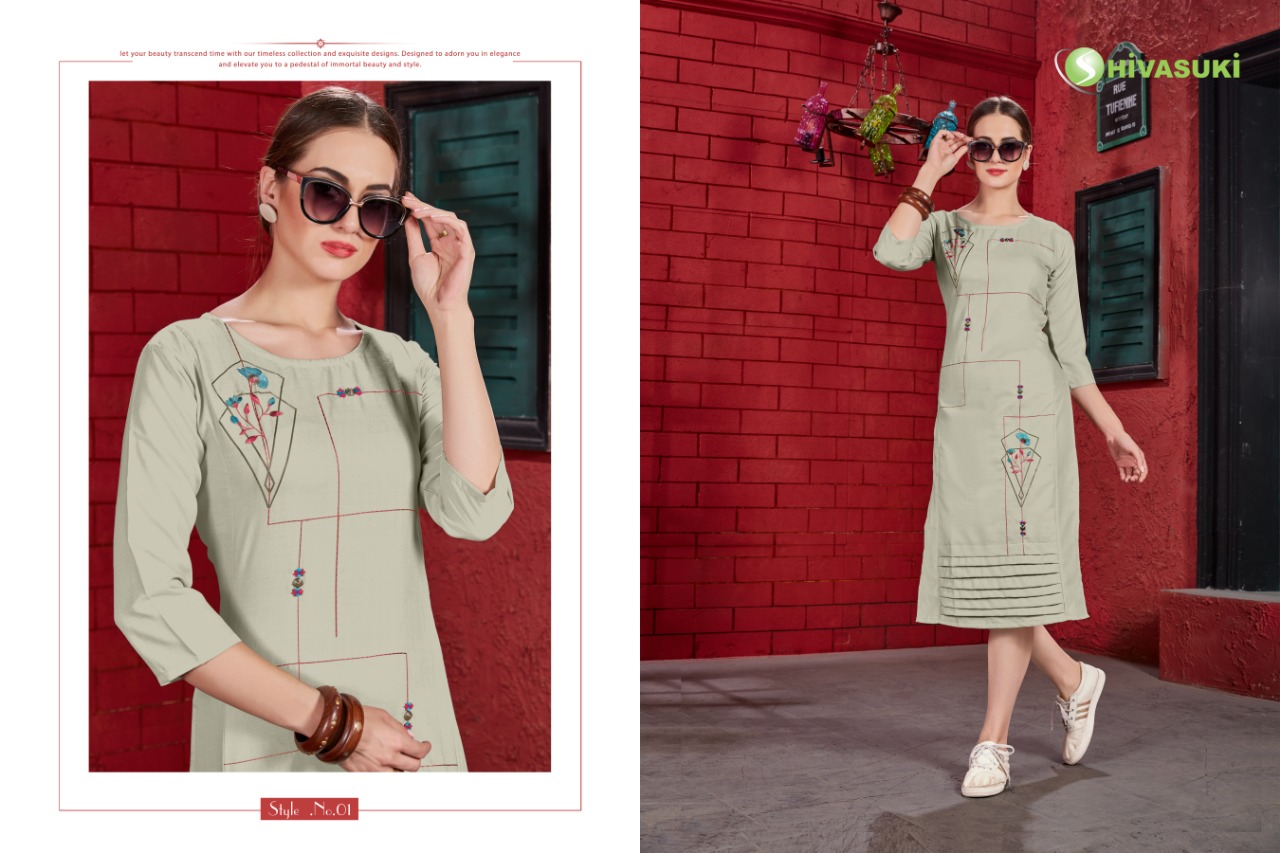 Selina Vol 1 By Shivashukhi Causal Wear Kurti Catalogue