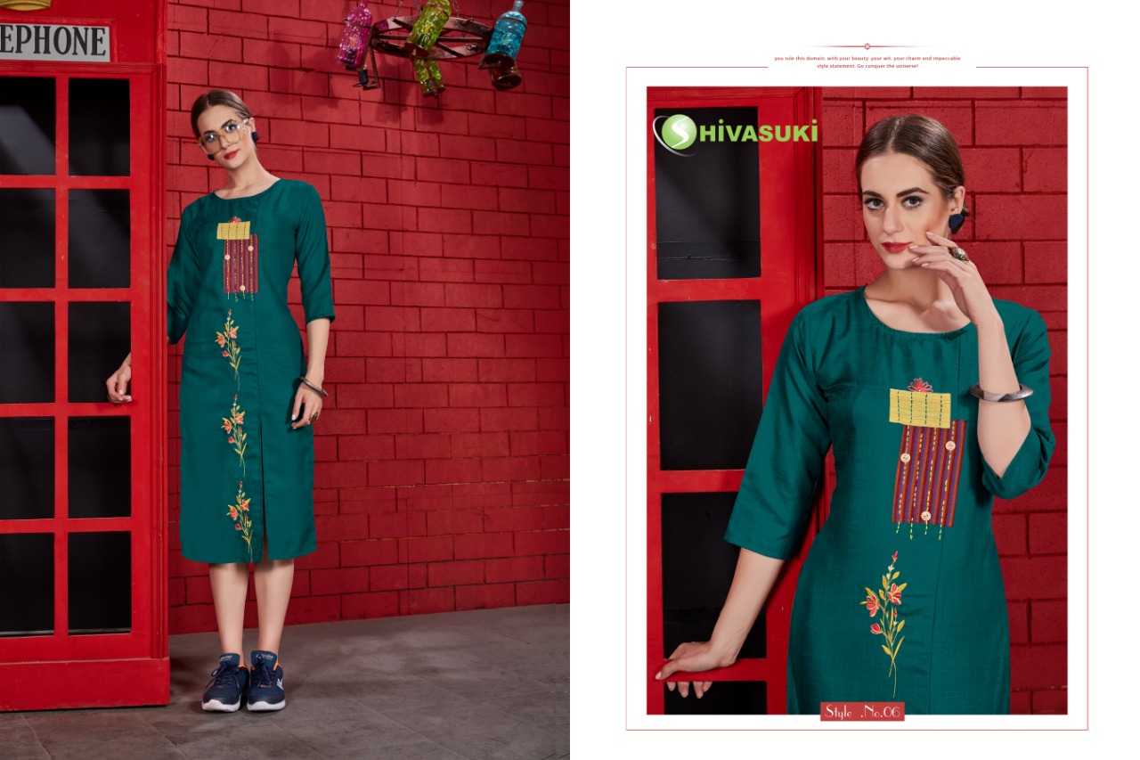 Selina Vol 1 By Shivashukhi Causal Wear Kurti Catalogue
