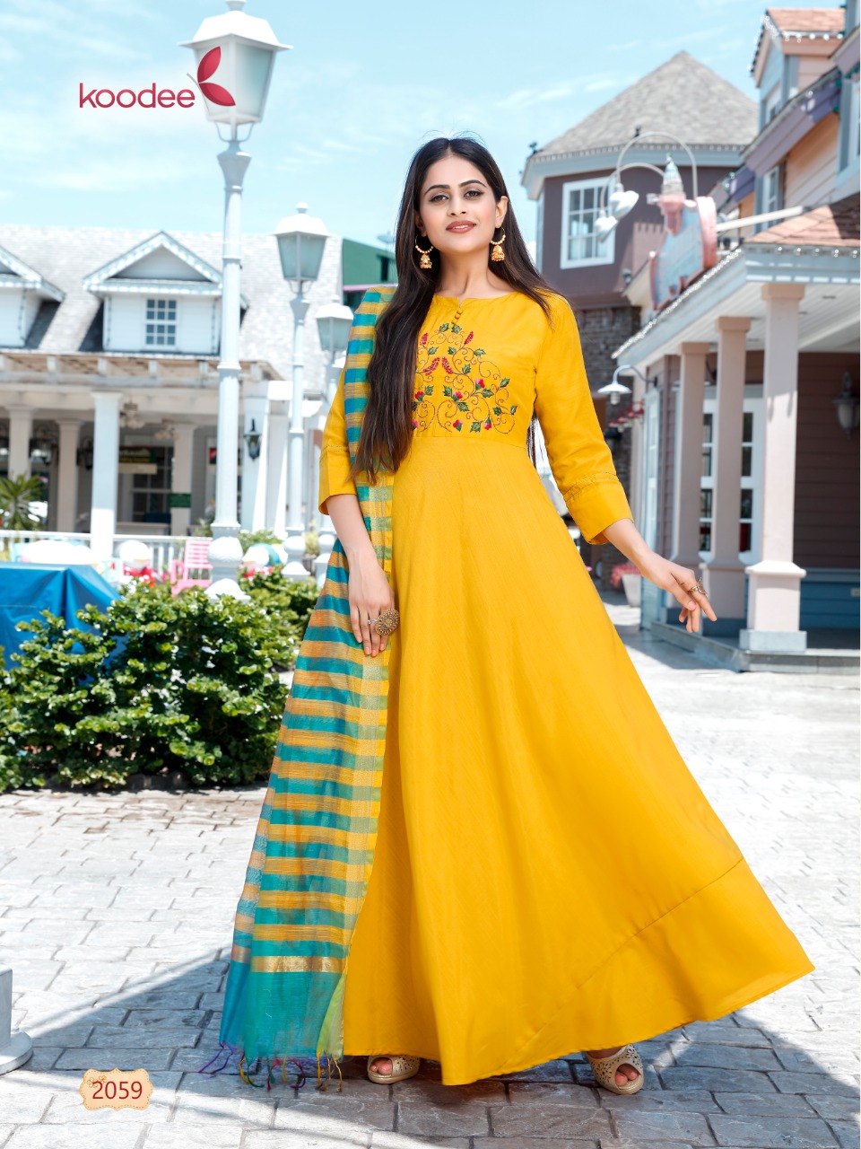 Shop Women Solid Mustard Cotton Long Kurti Work Wear Online at Best Price |  Cbazaar