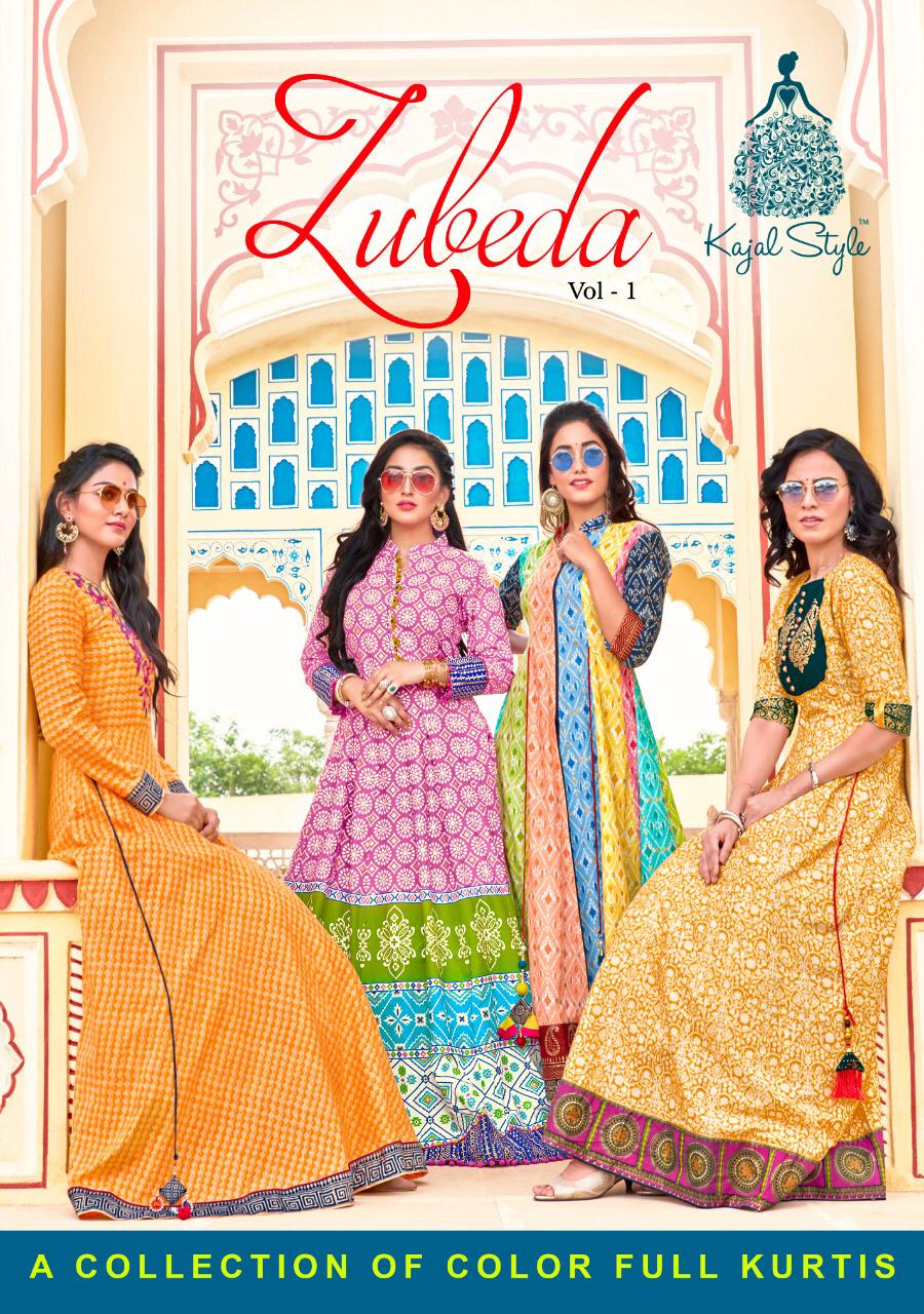 Kajal Style By Zubeda Vol 1 Printed Kurtis Catalogue