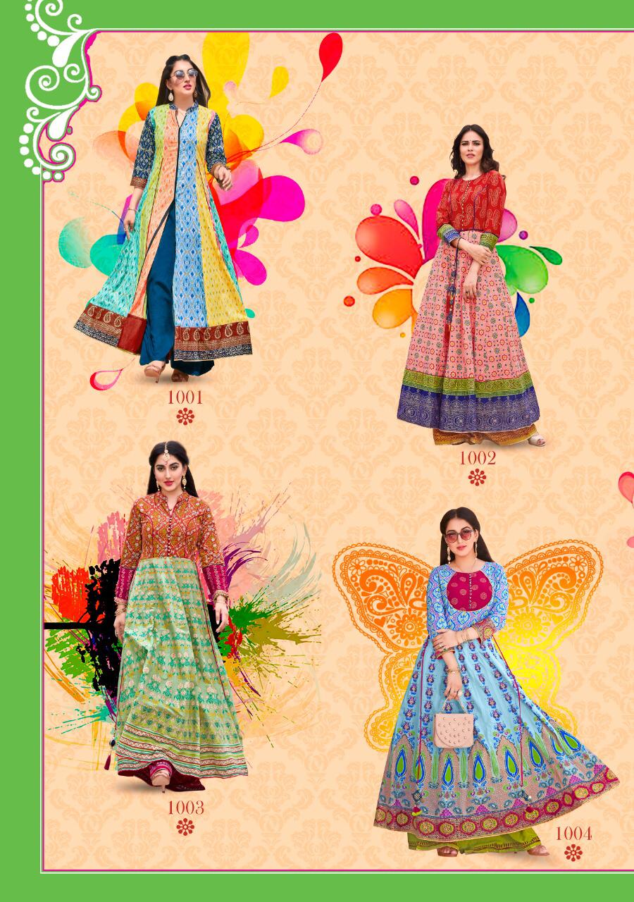 Kajal Style By Zubeda Vol 1 Printed Kurtis Catalogue