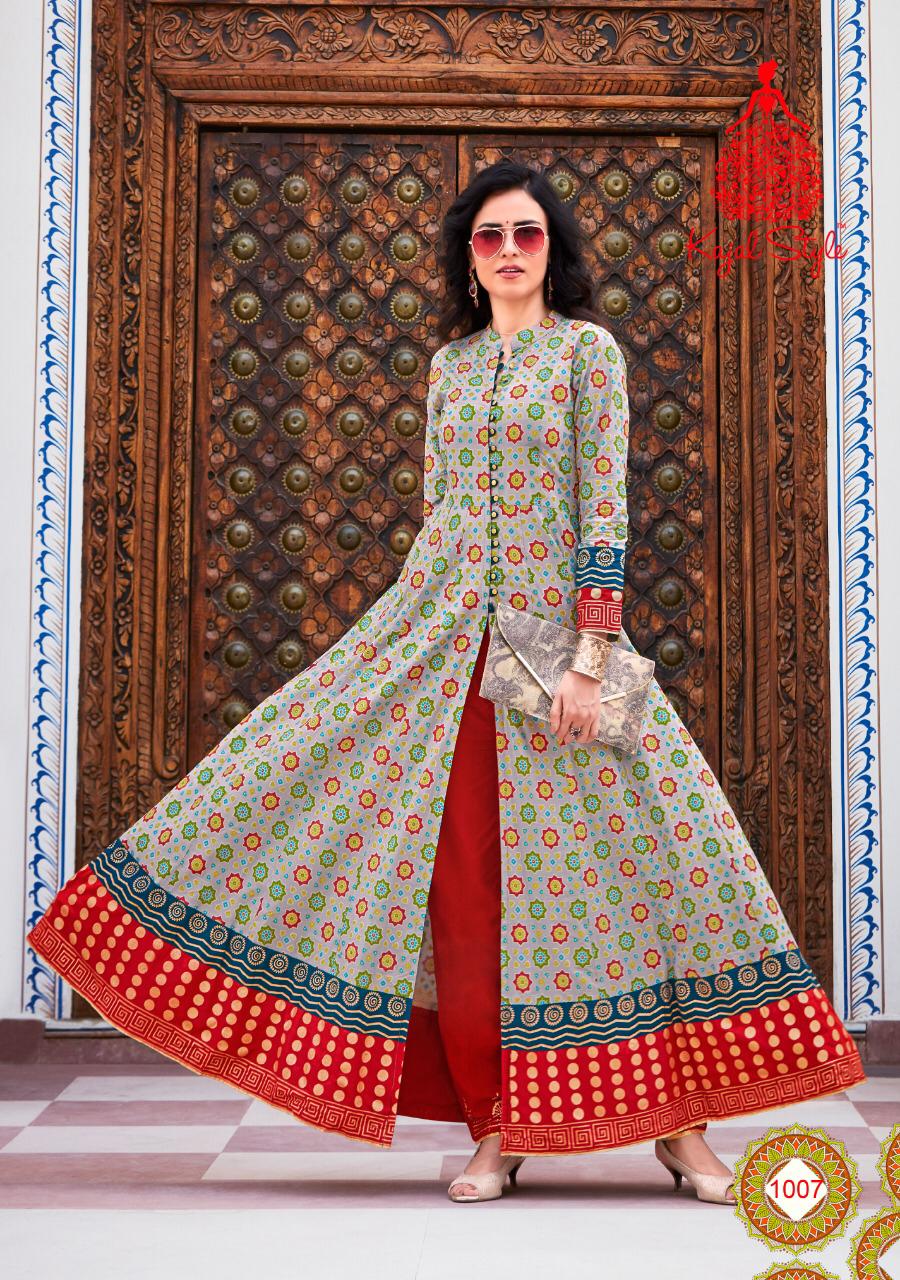 Kajal Style By Zubeda Vol 1 Printed Kurtis Catalogue