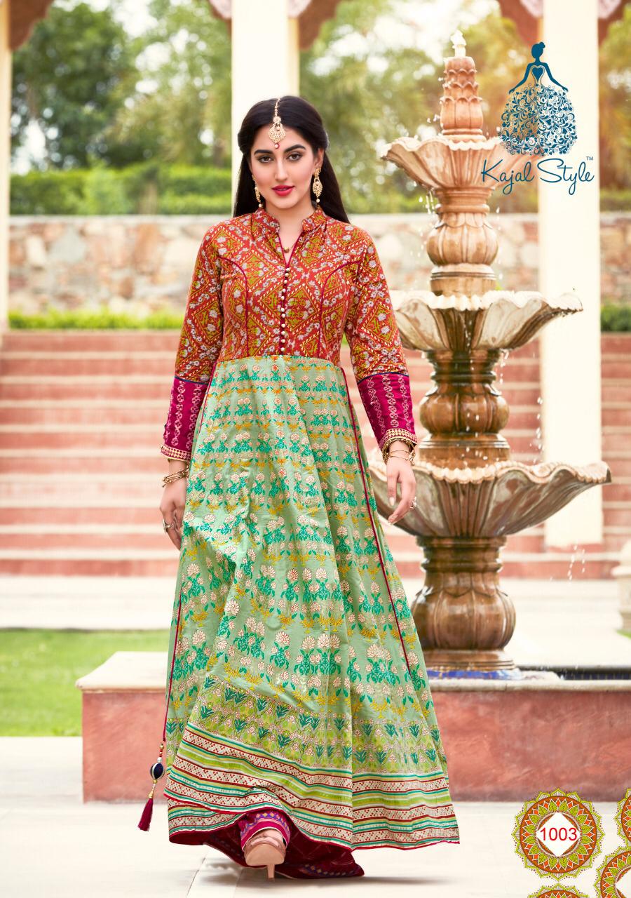 Kajal Style By Zubeda Vol 1 Printed Kurtis Catalogue